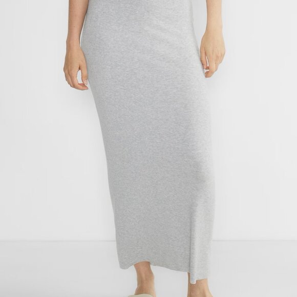 Aritzia Jersey Maxi Skirt Slim Fit Stretchy Bodycon - Picture 2 of 7